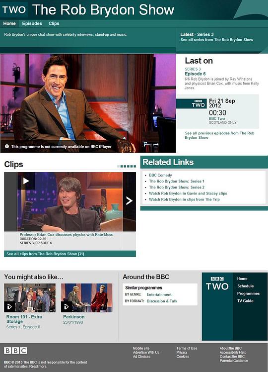 TheRobBrydonShowSeason1�������