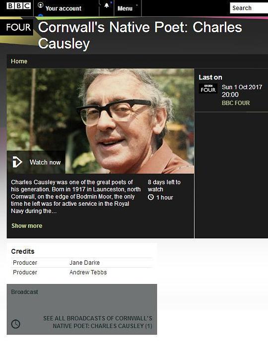 Cornwall'��sNativePoet��CharlesCausley�������